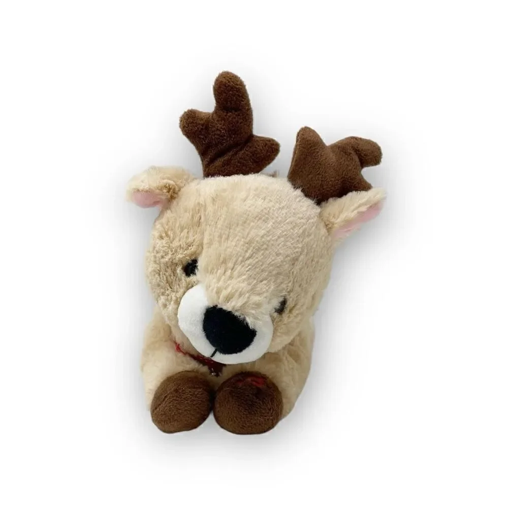 Holiday Lane Animated Plush Reindeer Antlers Head Tail Sings Jingle Bell Rock